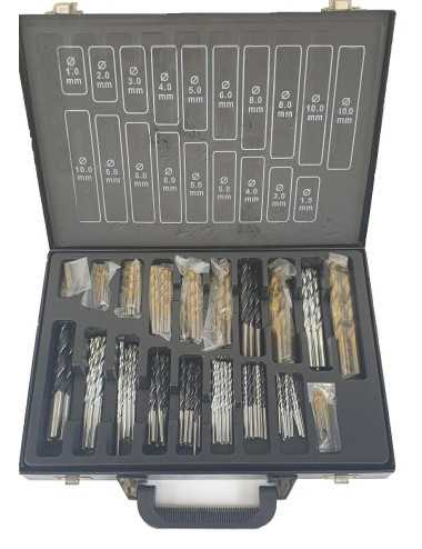 WIERTŁO MIX  KOMPLET 160szt.  SILVER