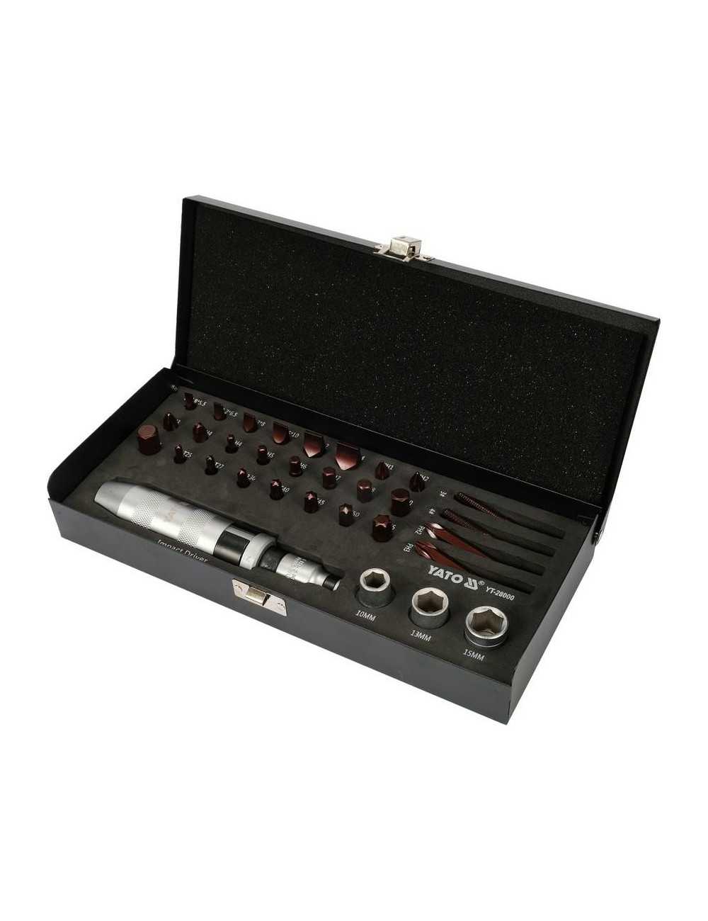 YATO WKRĘTAK UDAROWY Z KOŃCÓWKAMI 32szt.