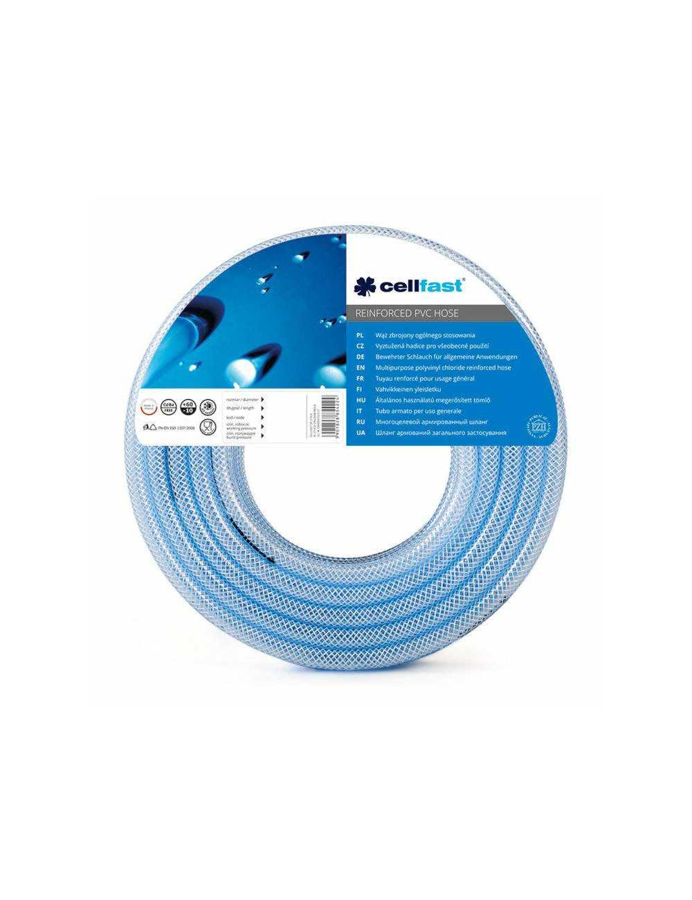 Cellfast Wąż zbrojony ogólnego stosowania 4,0 × 2,0 mm 160 m