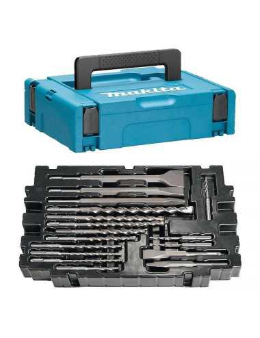 MAKITA ZESTAW WIERTEŁ SDS + DŁUTA 17 SZT W WALIZCE MAKPAC B-53877