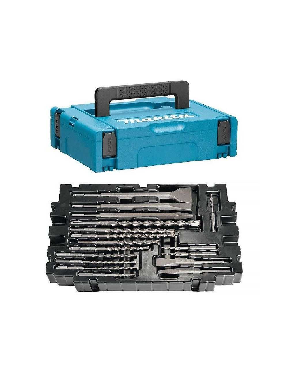 MAKITA ZESTAW WIERTEŁ SDS + DŁUTA 17 SZT W WALIZCE MAKPAC B-53877
