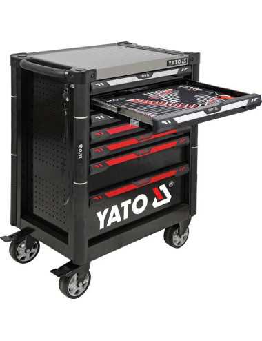 YATO SZAFKA SERWISOWA 7 SZUFLAD + 157 NARZĘDZI