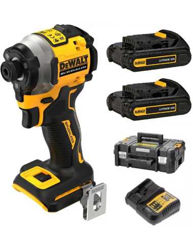 DEWALT ZAKRĘTARKA UDAROWA 18V 208Nm 2x2,0Ah TSTAK DCF850D2T