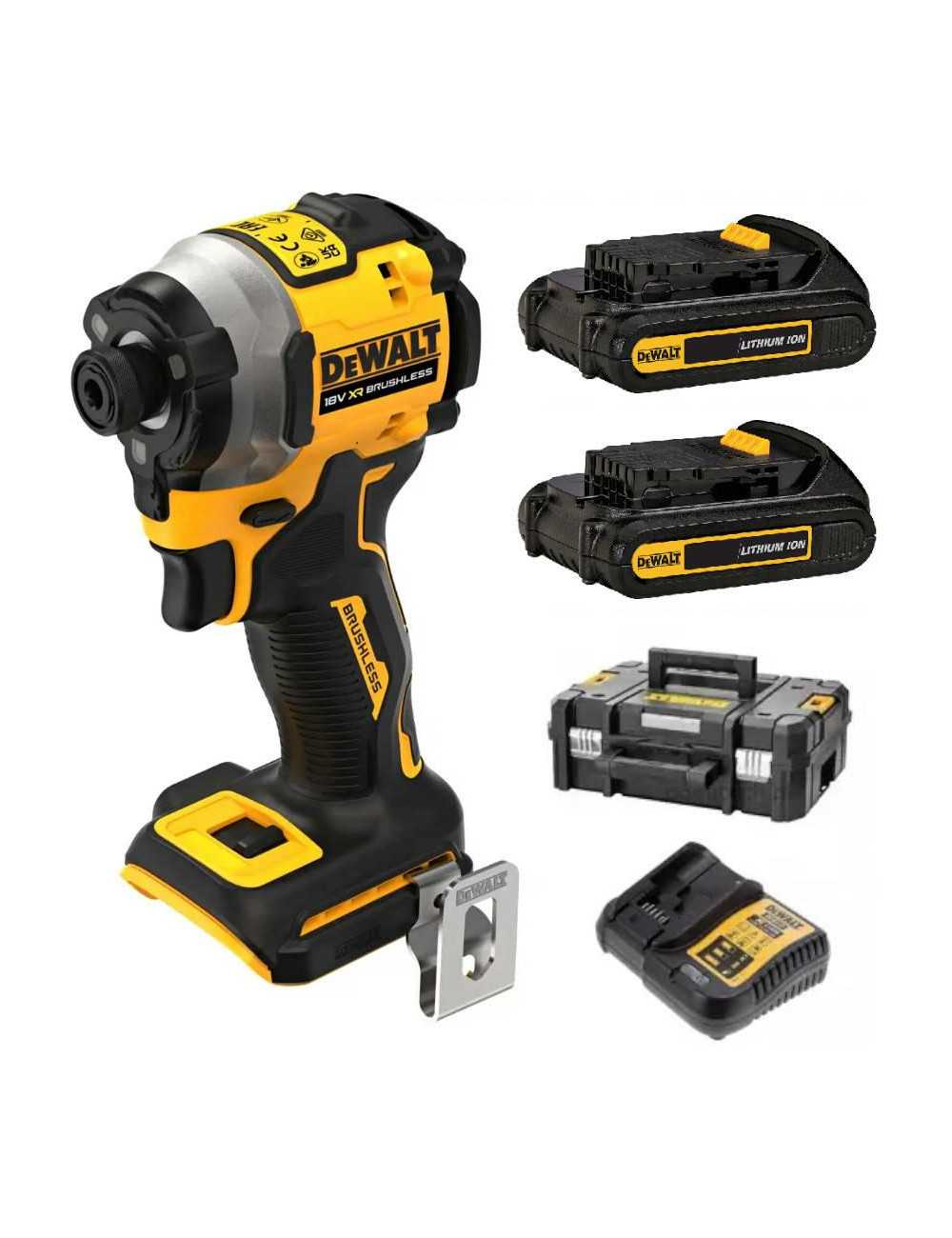 DEWALT ZAKRĘTARKA UDAROWA 18V 208Nm 2x2,0Ah TSTAK DCF850D2T