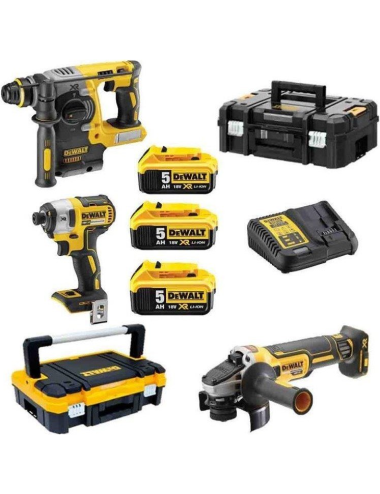 DEWALT ZESTAW COMBO 18V (DCF887+DCH273+DCG405) DCK305P3T-QW