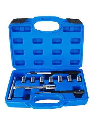 FREZY DO GNIAZD WTRYSKIWACZY WTRYSKÓW 10el.  SILVER