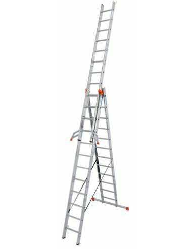 KRAUSE DRABINA TRIBILO 3x12 SZCZEBLI + STABILIZATOR TRIGON
