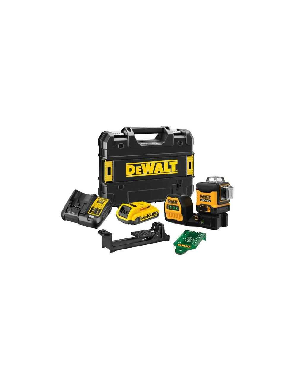 DEWALT LASER LINIOWY 12 18V ZIELONY 1x2,0Ah DCE089D1G18