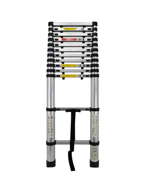 AWTOOLS DRABINA ALUMINIOWA TELESKOPOWA 3,8m 13 STOPNI