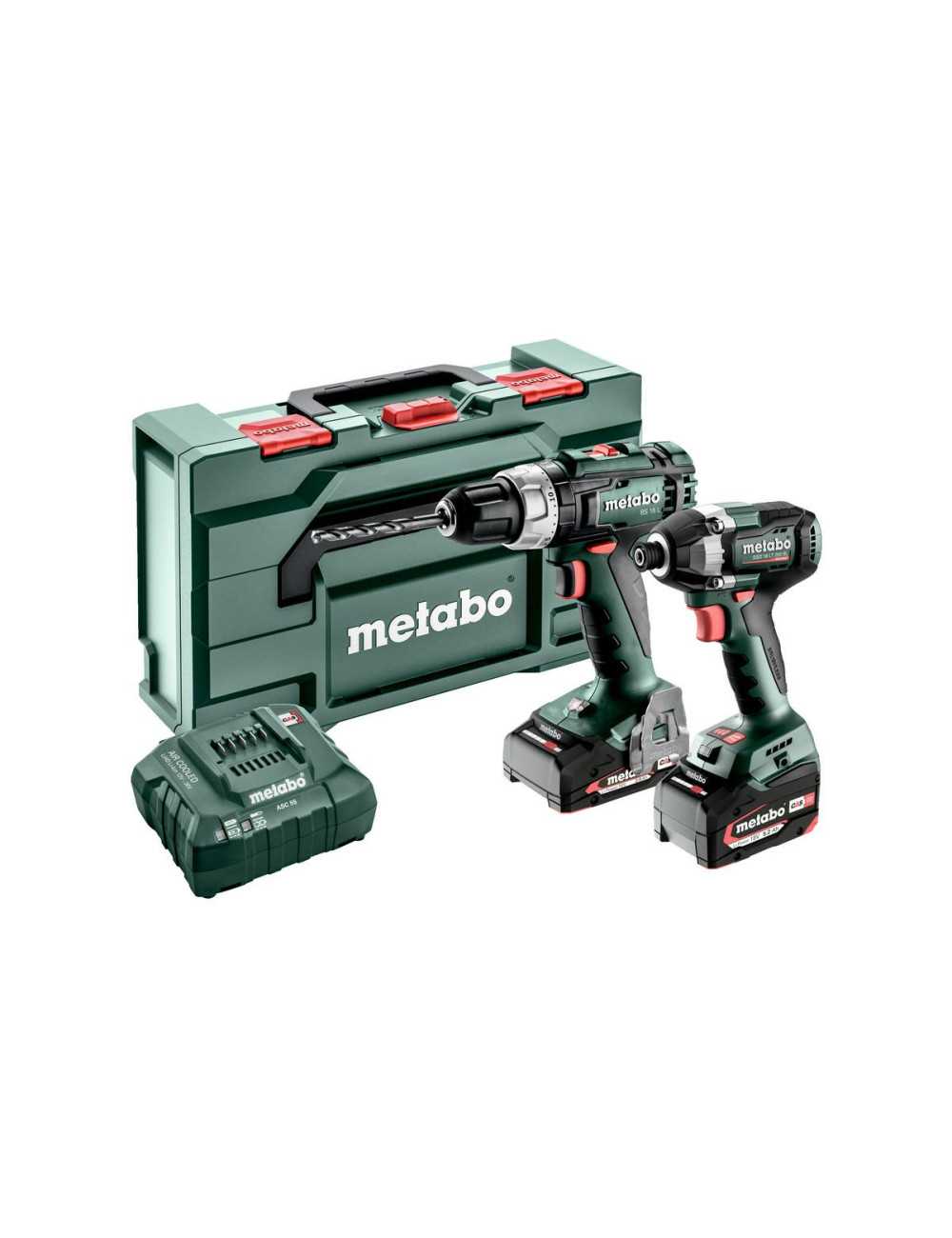 METABO ZESTAW COMBO 18V 2.8.2 (BS 18 L + SSD 200 LT) 1x4,0Ah 1x2,0Ah METABOX