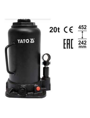 YATO DŹWIGNIK TŁOKOWY HYDRAULICZNY SŁUPKOWY 32T 242-452mm
