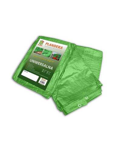 PLANDEKA WZMOCNIONA ZIELONA 90g 10 x 12m BRADAS