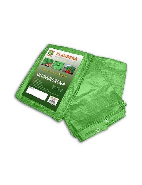 PLANDEKA WZMOCNIONA ZIELONA 90g 10 x 12m BRADAS
