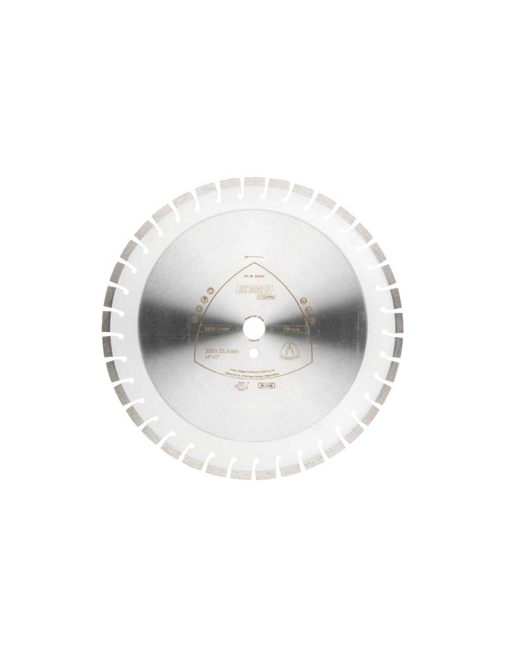 KLINGSPOR TARCZA DIAMENTOWA SEGMENTOWA 350mm x 3,0mm x 20mm SUPRA DT600U, BETON ZBROJONY