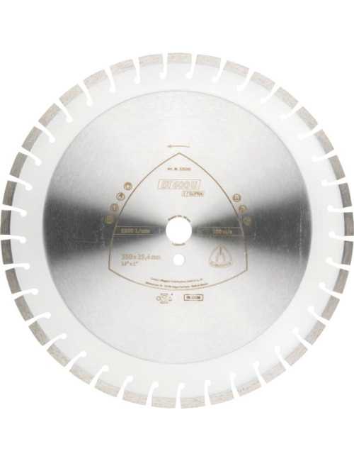 KLINGSPOR TARCZA DIAMENTOWA SEGMENTOWA 350mm x 3,0mm x 20mm SUPRA DT600U, BETON ZBROJONY