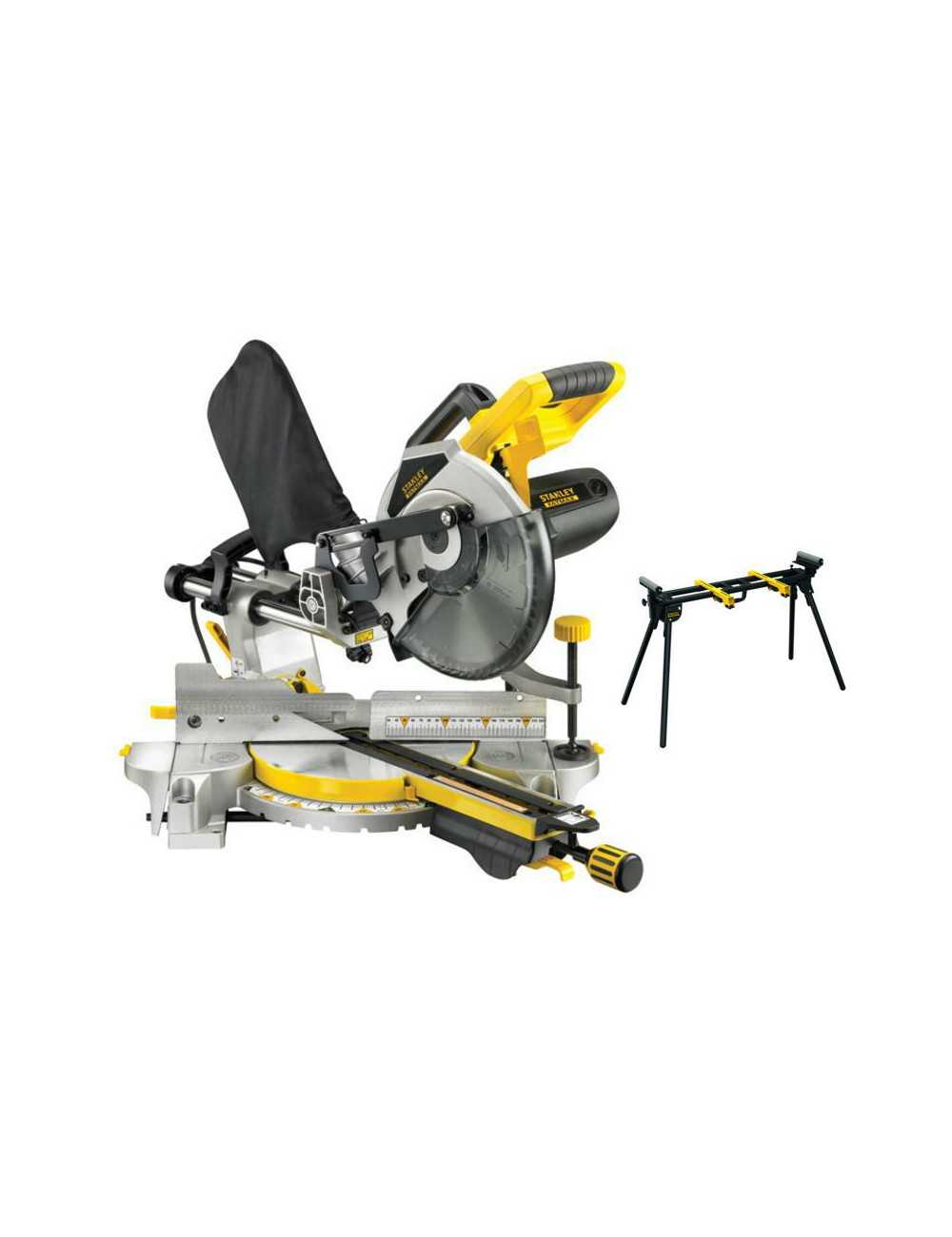STANLEY PIŁA UKOŚNICA 254mm 2000W Z POSUWEM FME720 + STOJAK FME790