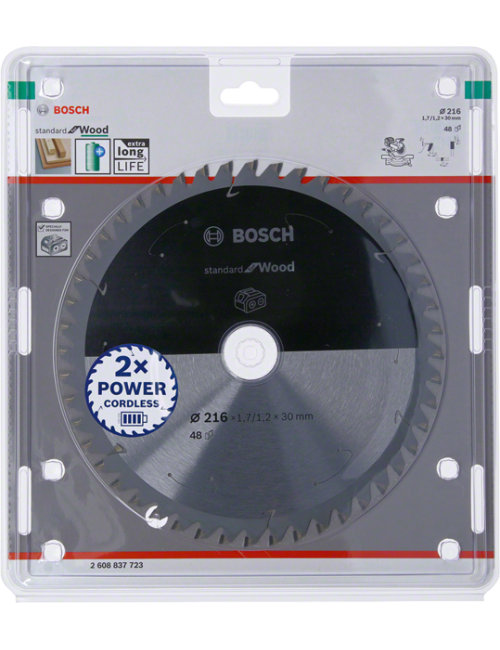 BOSCH PIŁA STANDARD WOOD ACCU 216x30x48z