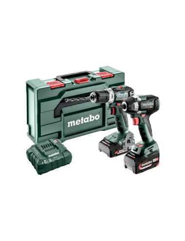 METABO ZESTAW COMBO 18V 2.9.2 (BS 18 L BL + SSW 300) 1x5,2Ah 1x2,0Ah METABOX