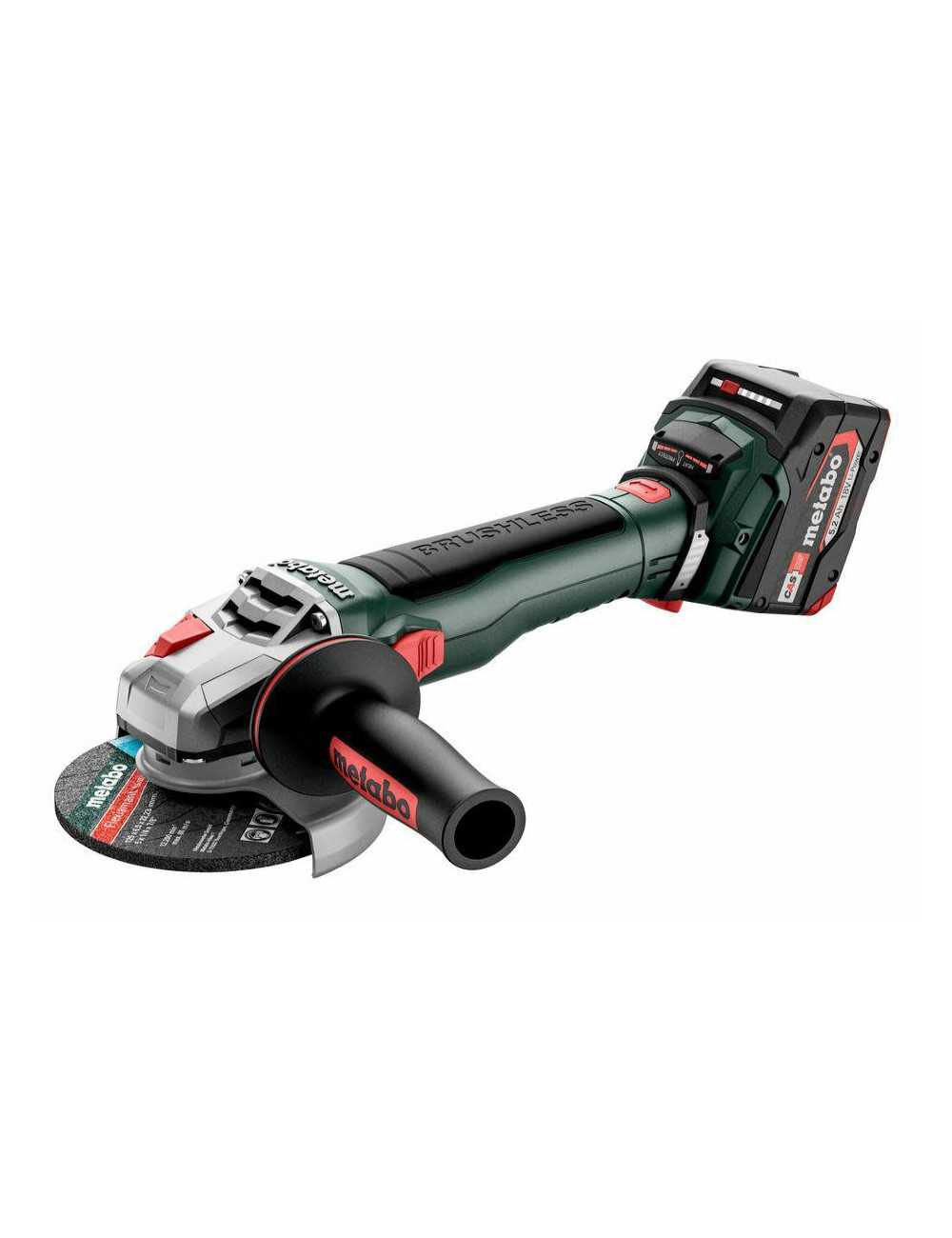 METABO SZLIFIERKA KĄTOWA WB 18 LT BL 11-125 QUICK 2x5,2Ah METABOX