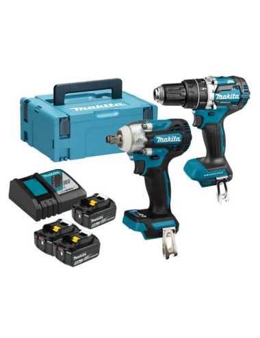 MAKITA ZESTAW 18V (DHP484+DTW300) 3x5,0Ah DLX2359TJ1
