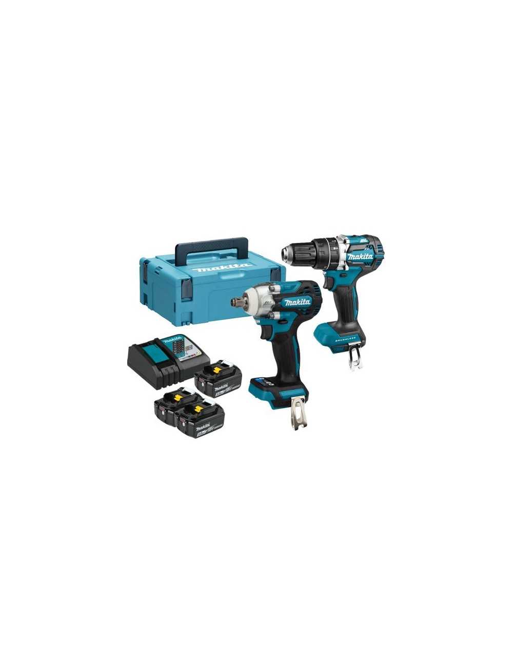 MAKITA ZESTAW 18V (DHP484+DTW300) 3x5,0Ah DLX2359TJ1