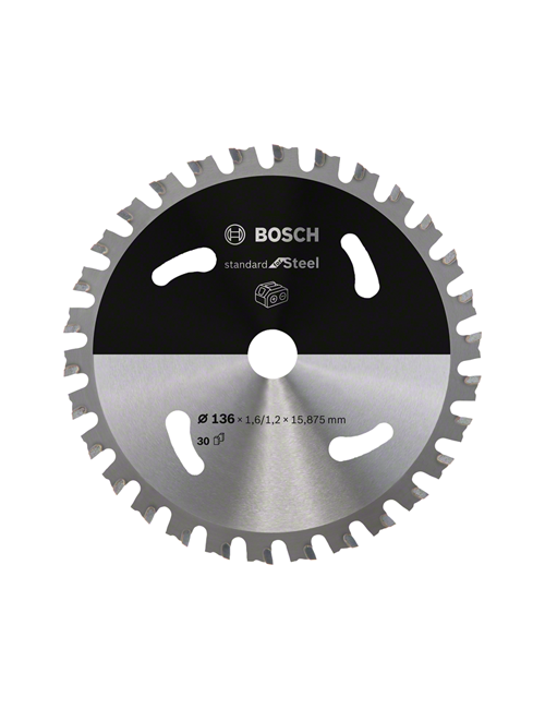 BOSCH PIŁA STANDARD STAL 136x15,875x30z ACCU