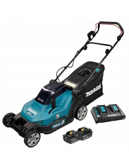 MAKITA KOSIARKA 2x18V 43cm 2x5,0Ah DLM432PT2