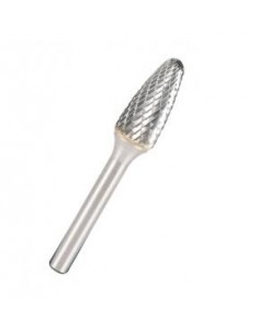 KLINGSPOR FREZ DO METALU HF 100 F FI12,7x25mm TRZPIEŃ 6mm TYP RBF, HIPERBOLICZNY-POŁOKRĄGŁY