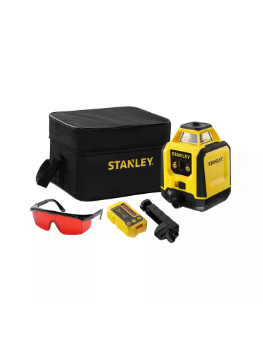STANLEY LASER OBROTOWY DIY CZERWONY +DETEKTOR