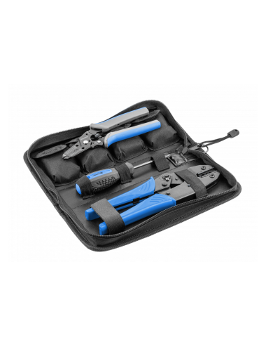 HOEGERT SZCZYPCE DO ZACISKANIA Z WYMIENNYMI SZCZĘKAMI 6 szt.