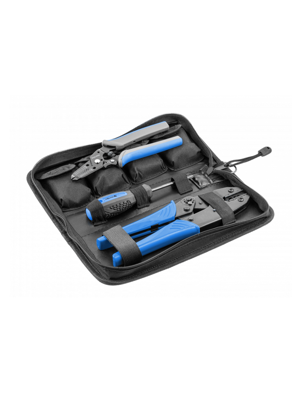 HOEGERT SZCZYPCE DO ZACISKANIA Z WYMIENNYMI SZCZĘKAMI 6 szt.