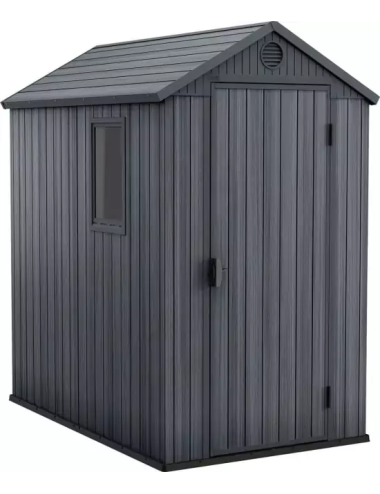 KETER DOMEK NARZĘDZIOWY OGRODOWY DARWIN 4x6 SZARY 189 x 72 x 249,1cm