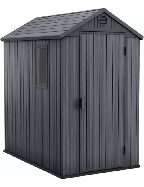 KETER DOMEK NARZĘDZIOWY OGRODOWY DARWIN 4x6 SZARY 189 x 72 x 249,1cm