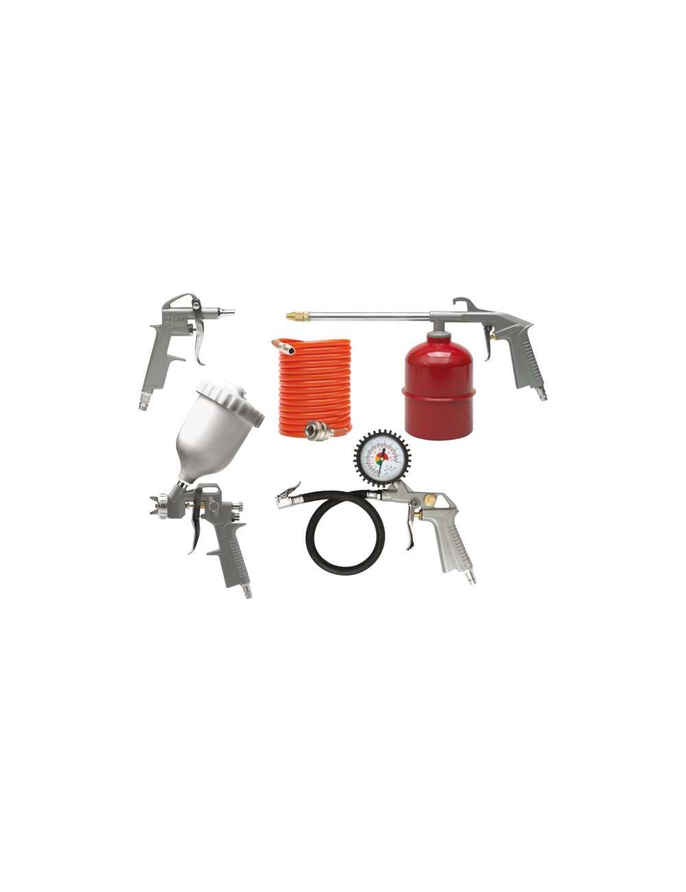 VOREL ZESTAW NARZĘDZI PNEUMATYCZNYCH  5 elem.