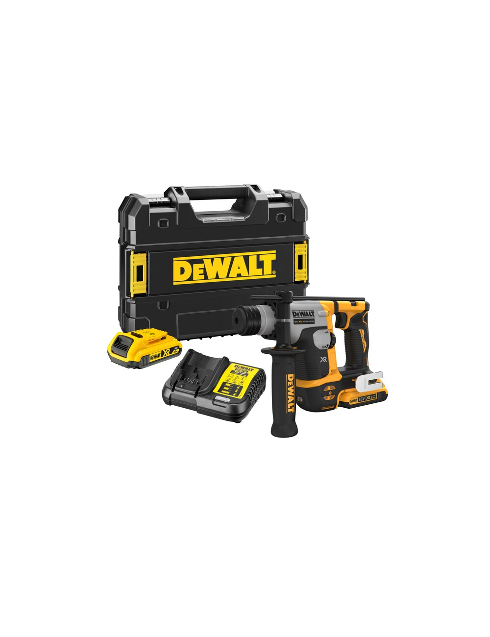 DEWALT MŁOT SDS+  18V 1,4J 2F 2x2,0Ah DCH172D2