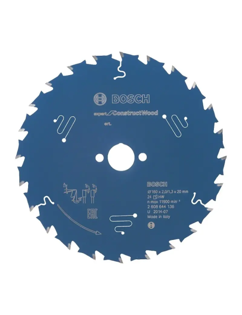 BOSCH PIŁA TARCZOWA CONSTRUCT WOOD EXPERT 190x30mm 24-ZĘBY