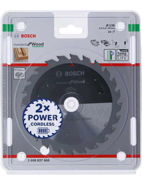 BOSCH PIŁA STANDARD WOOD ACCU 136x20x24z