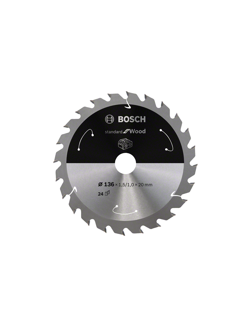 BOSCH PIŁA STANDARD WOOD ACCU 136x20x24z