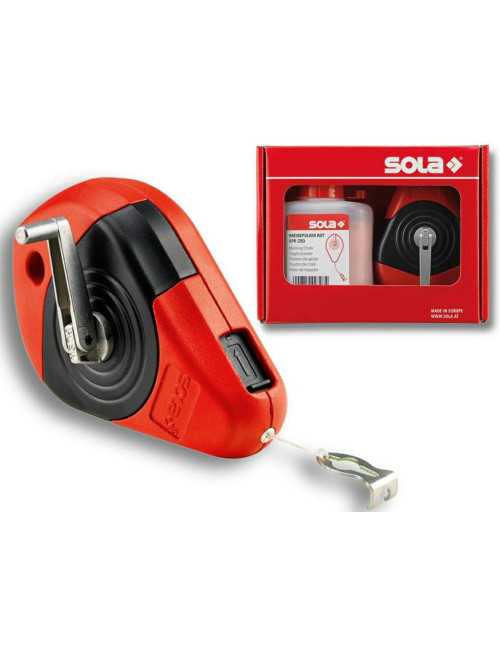 SOLA SZNUREK TRASERSKI 30m CLP R + KREDA CZERWONA