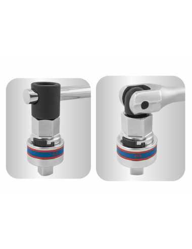 KING TONY ADAPTER GRZECHOTKA 1 2" NA POKRĘTŁA 1 2"