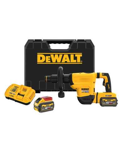 Młot wyburzeniowy SDS-Max 54V Li-Ion 2x9,0Ah, DeWALT DCH832X2-QW FLEXVOLT
