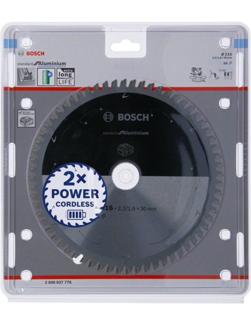 BOSCH PIŁA STANDARD ALUMINIUM 216x30x64z ACCU