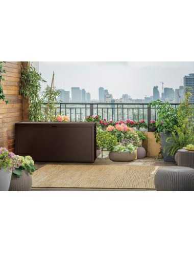 KETER SKRZYNIA OGRODOWA EMILY 270 L GRAFITOWA