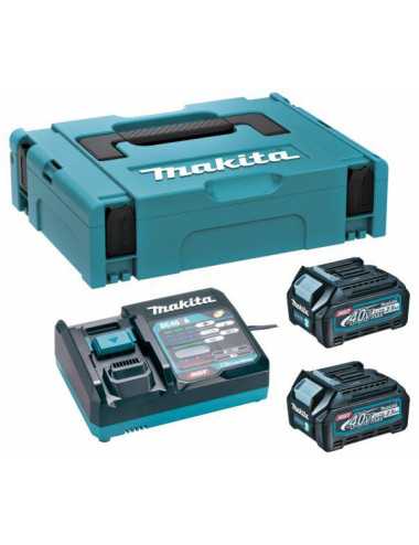 MAKITA ZESTAW ZASILAJĄCY 40V XGT (BL4025x2+DC40RA) MAKPAC