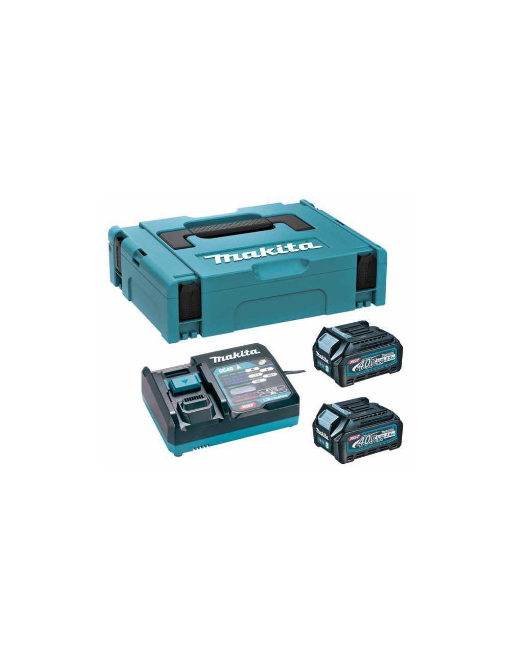 MAKITA ZESTAW ZASILAJĄCY 40V XGT (BL4025x2+DC40RA) MAKPAC