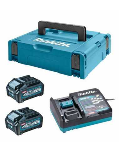 MAKITA ZESTAW ZASILAJĄCY 40V XGT (BL4040x2+DC40RA) MAKPAC