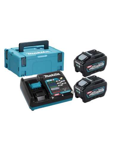 MAKITA ZESTAW ZASILAJĄCY 40V XGT (BL4050Fx2+DC40RB)