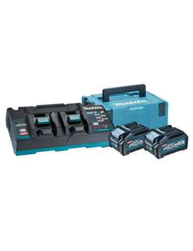 MAKITA ZESTAW ZASILAJĄCY 40V 2x4,0Ah XGT (BL4040x2+DC40RB)