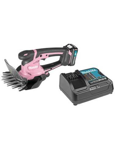 MAKITA NOŻYCE DO TRAWY I ŻYW.12V UM600DSAP 1x2,0Ah RÓŻOWE