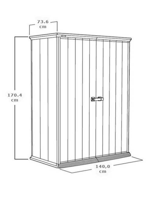 KETER SZAFA OGRODOWA Duotech High Store PLUS